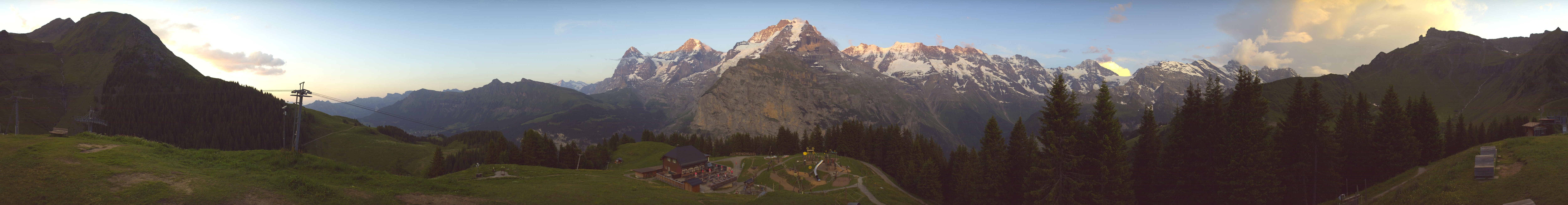 Archiv Foto Webcam Panoramacam Schilthorn Allmendhubel