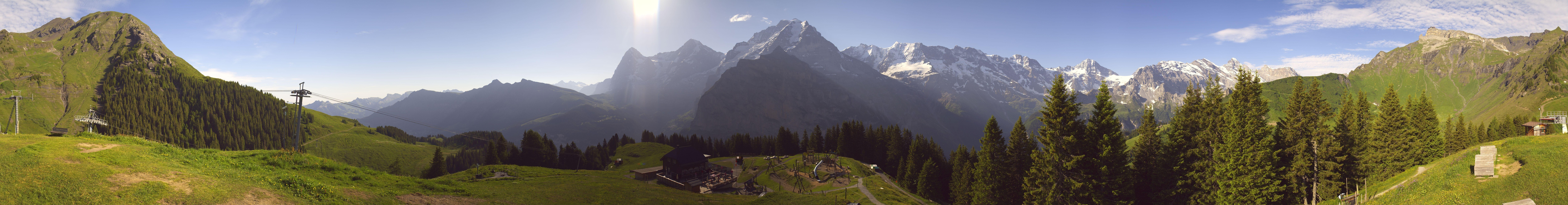 Archived image Webcam Schilthorn Allmendhubel Roundshot