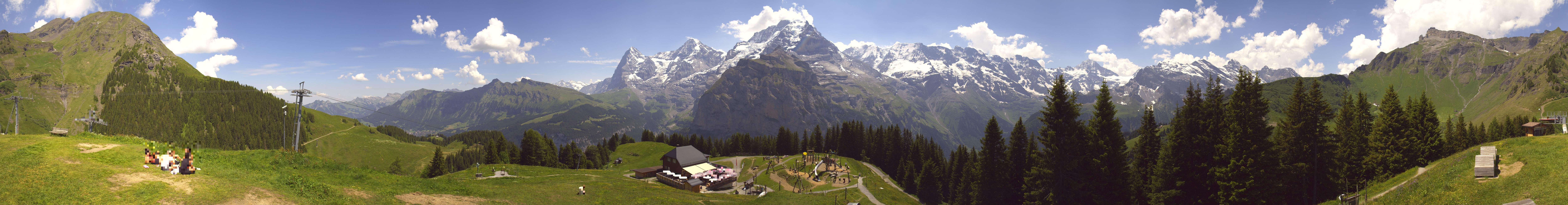 Archiv Foto Webcam Panoramacam Schilthorn Allmendhubel