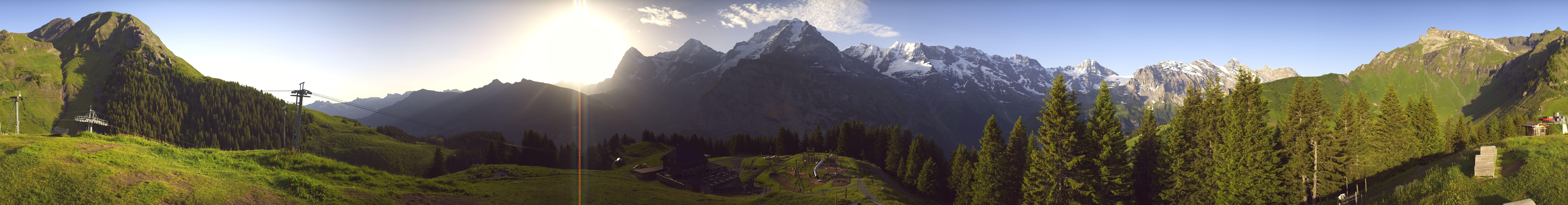 Archiv Foto Webcam Panoramacam Schilthorn Allmendhubel