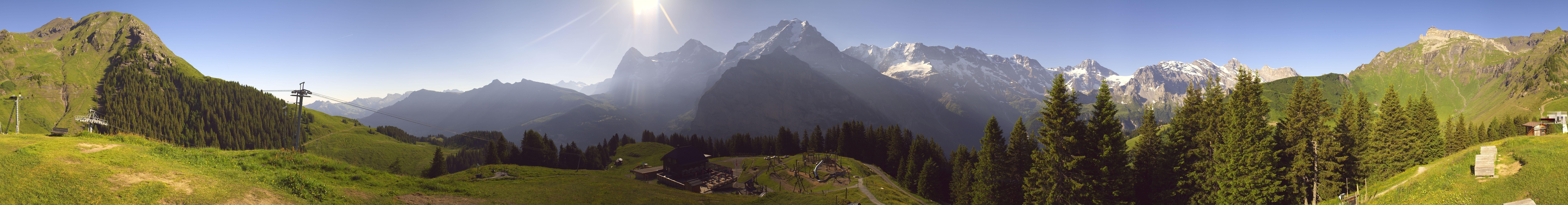 Archiv Foto Webcam Panoramacam Schilthorn Allmendhubel