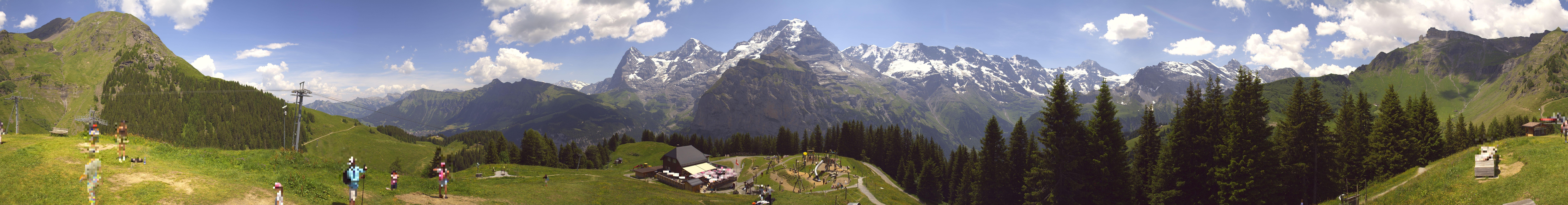 Archiv Foto Webcam Panoramacam Schilthorn Allmendhubel