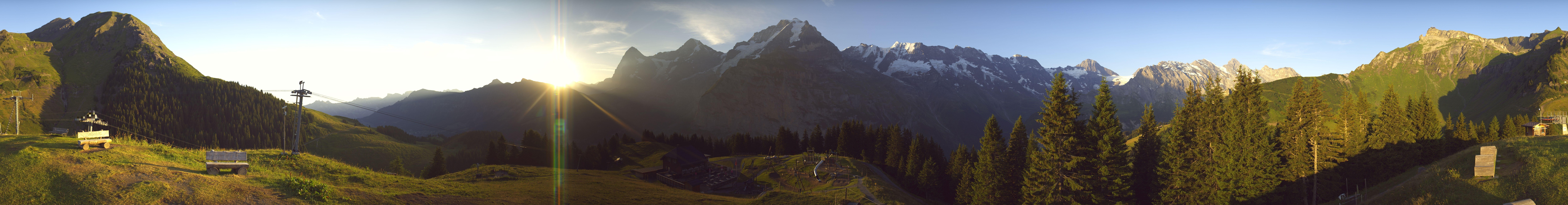 Archived image Webcam Schilthorn Allmendhubel Roundshot