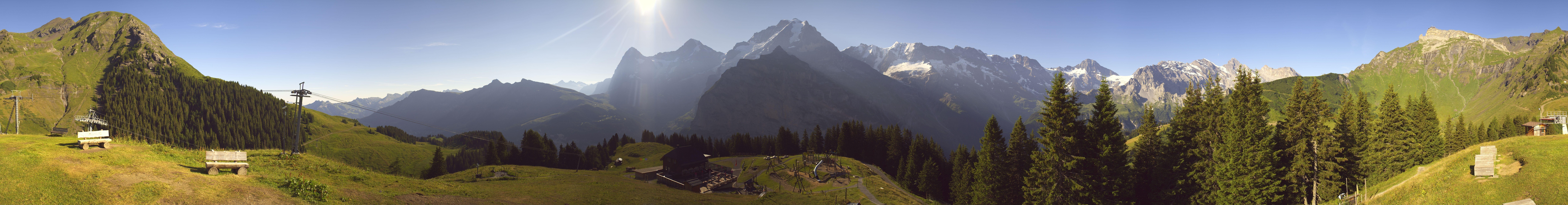 Archived image Webcam Schilthorn Allmendhubel Roundshot