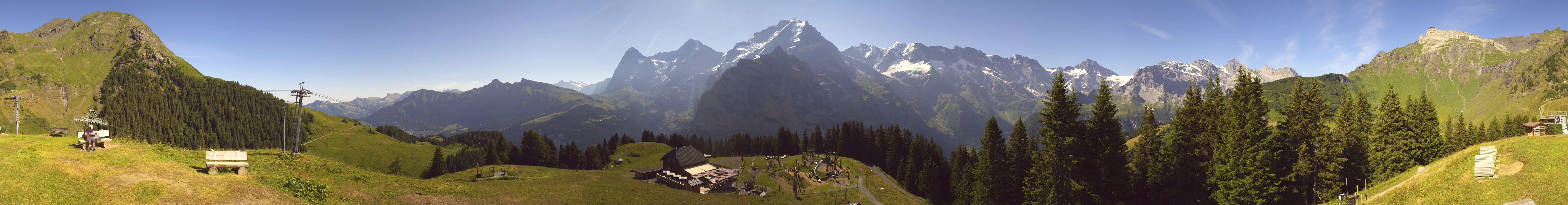 Archived image Webcam Schilthorn Allmendhubel Roundshot