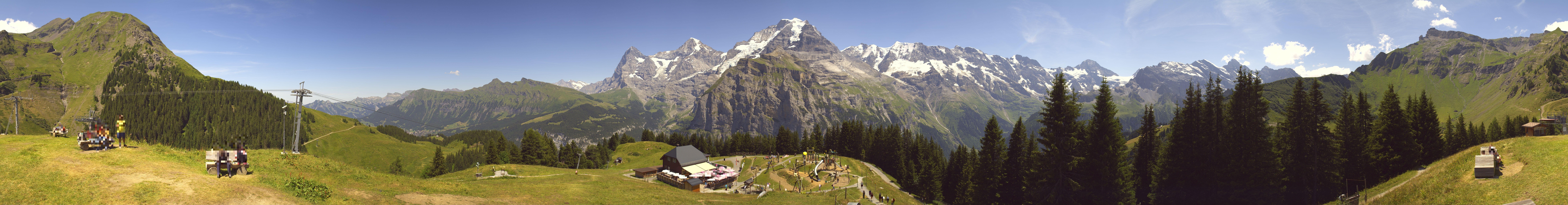 Archived image Webcam Schilthorn Allmendhubel Roundshot