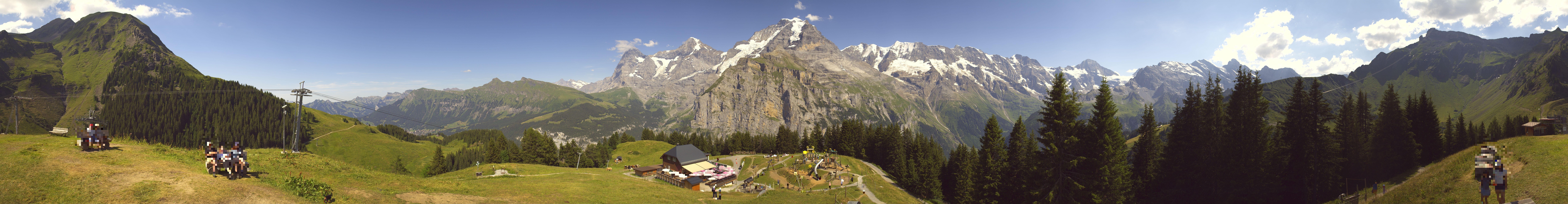 Archived image Webcam Schilthorn Allmendhubel Roundshot