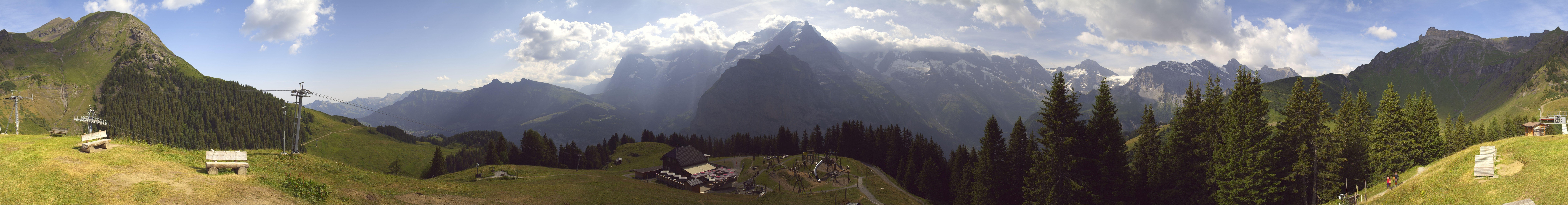 Archived image Webcam Schilthorn Allmendhubel Roundshot