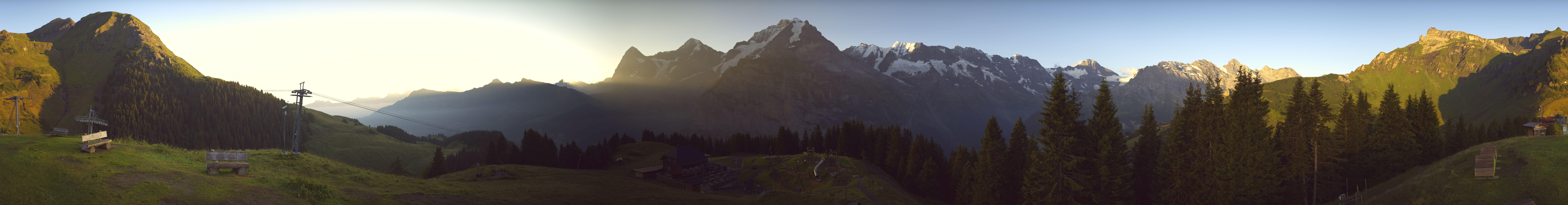 Archived image Webcam Schilthorn Allmendhubel Roundshot
