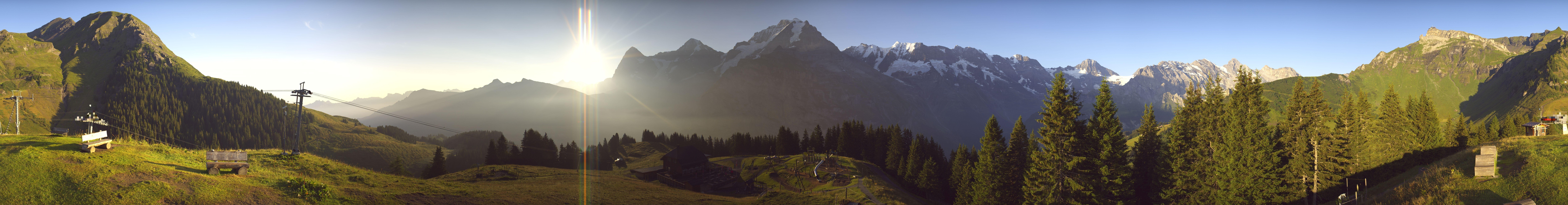Archived image Webcam Schilthorn Allmendhubel Roundshot