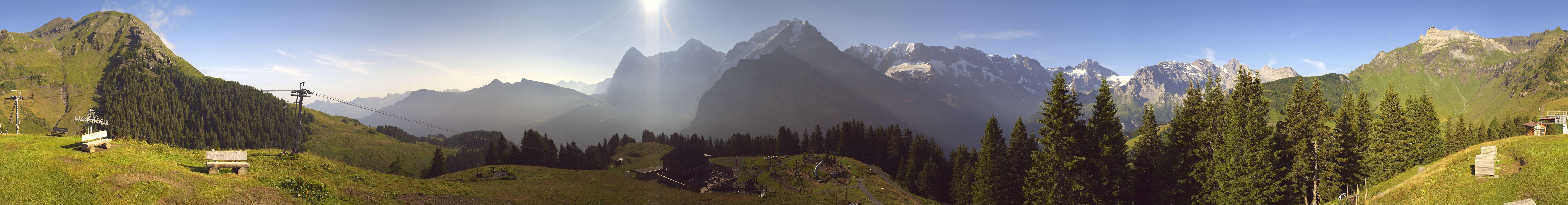 Archived image Webcam Schilthorn Allmendhubel Roundshot