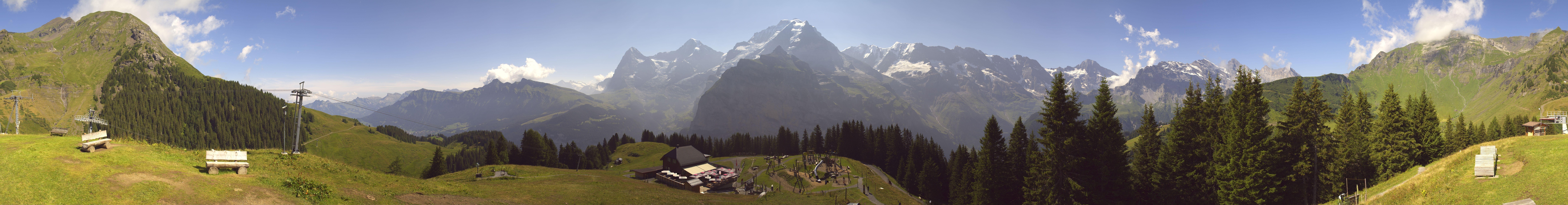 Archived image Webcam Schilthorn Allmendhubel Roundshot