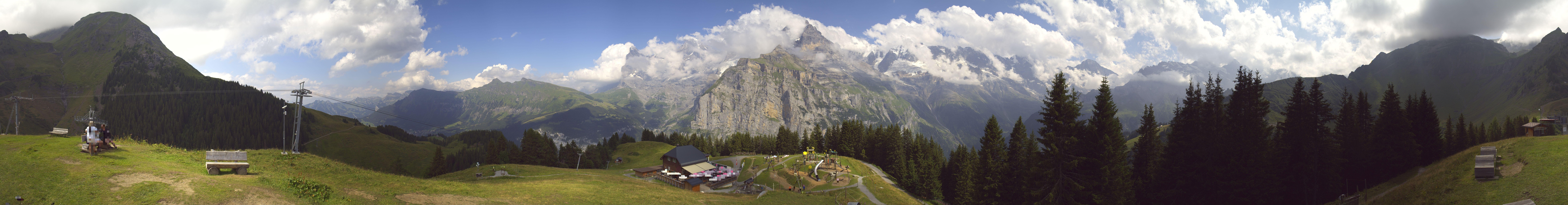 Archived image Webcam Schilthorn Allmendhubel Roundshot