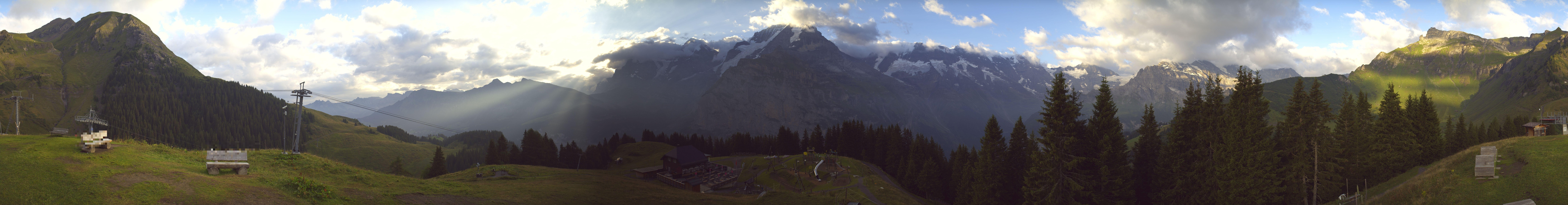 Archiv Foto Webcam Panoramacam Schilthorn Allmendhubel