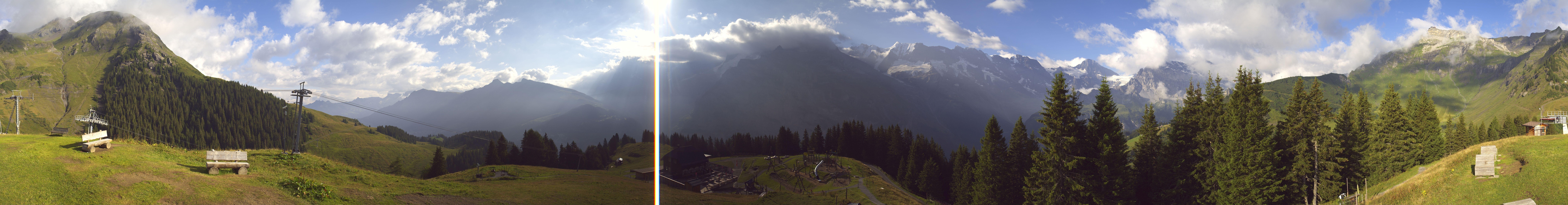 Archiv Foto Webcam Panoramacam Schilthorn Allmendhubel