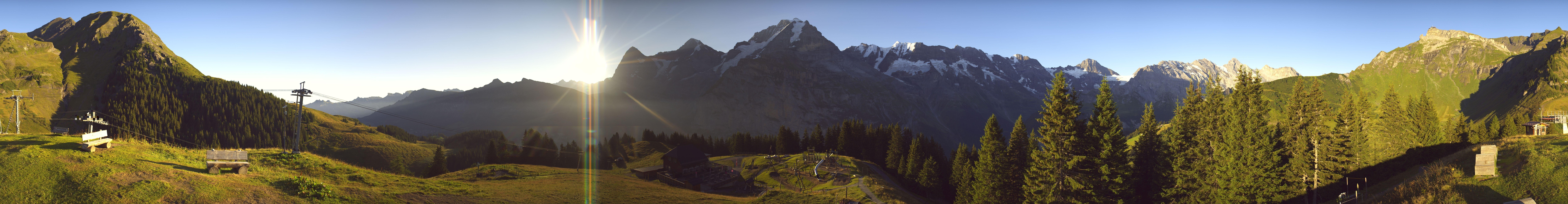 Archived image Webcam Schilthorn Allmendhubel Roundshot
