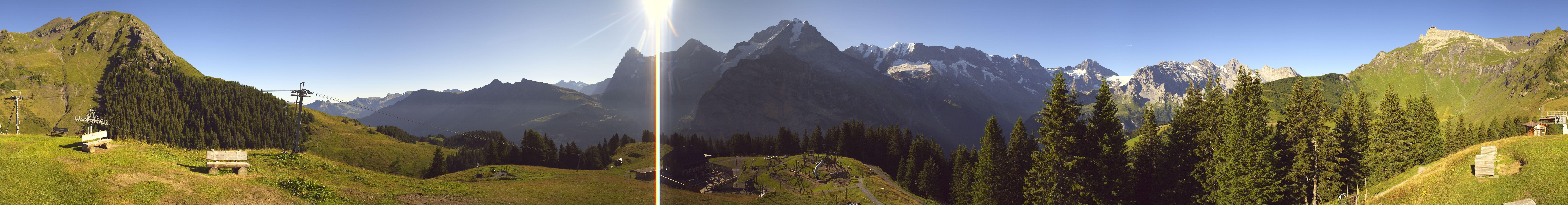 Archived image Webcam Schilthorn Allmendhubel Roundshot