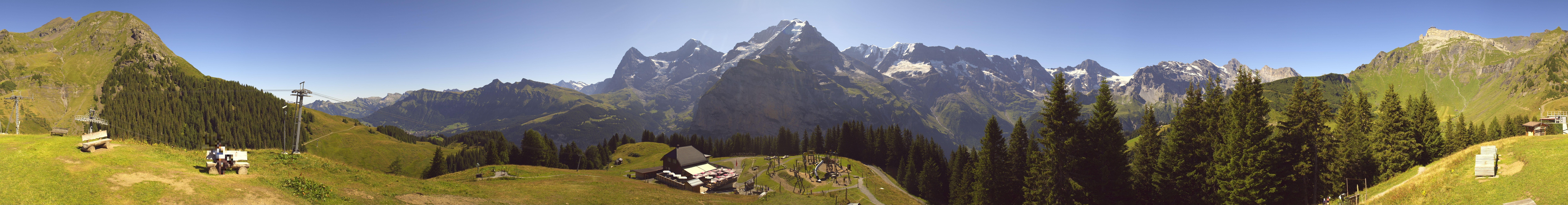 Archived image Webcam Schilthorn Allmendhubel Roundshot
