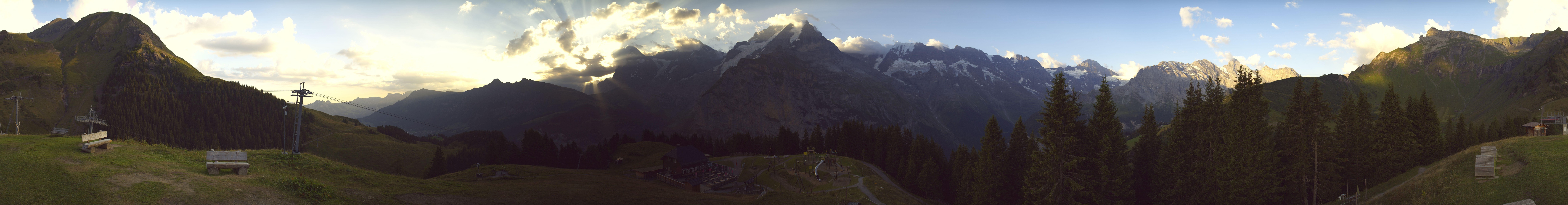 Archiv Foto Webcam Panoramacam Schilthorn Allmendhubel