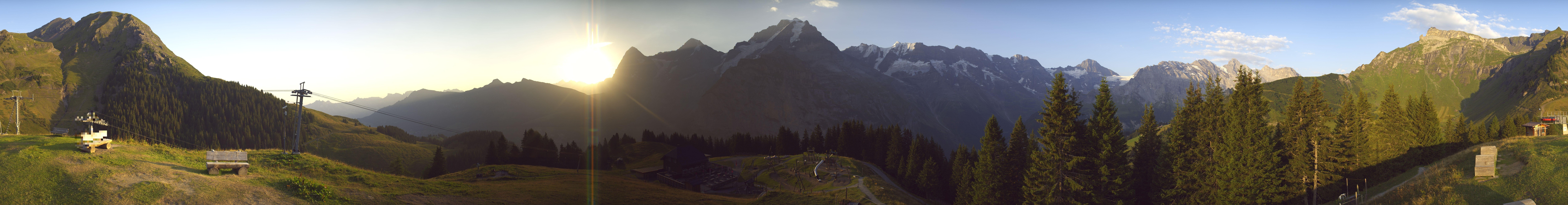 Archived image Webcam Schilthorn Allmendhubel Roundshot