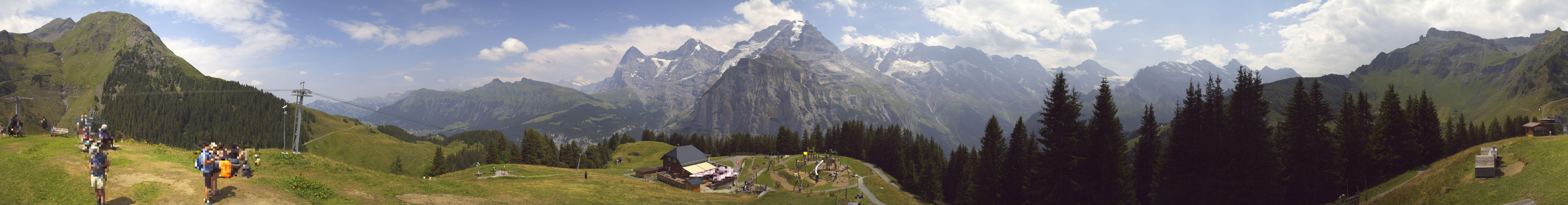 Archived image Webcam Schilthorn Allmendhubel Roundshot