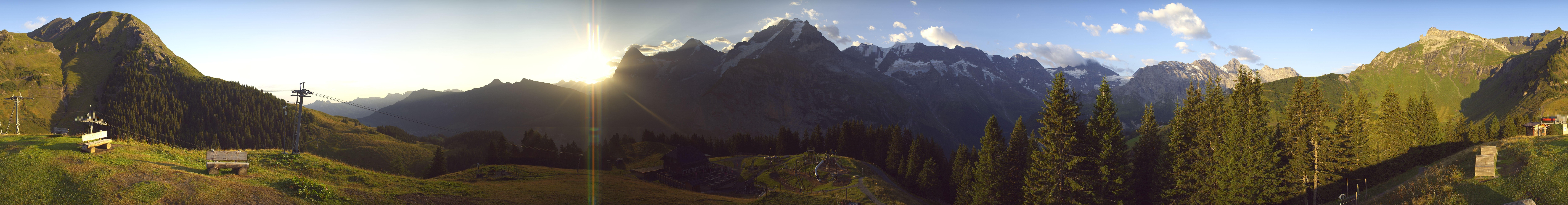 Archived image Webcam Schilthorn Allmendhubel Roundshot