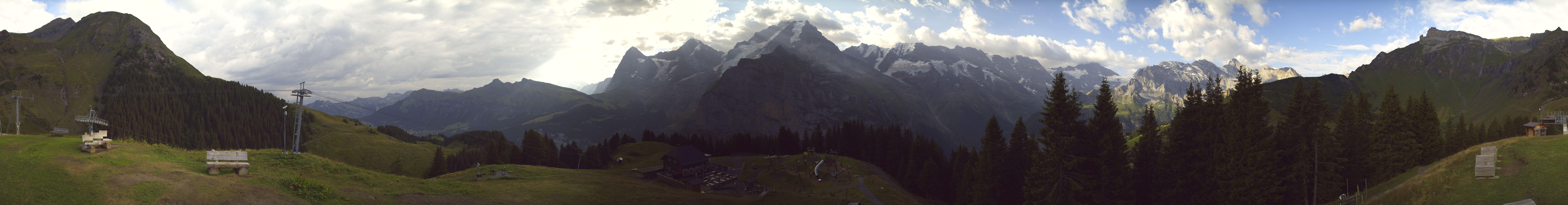 Archived image Webcam Schilthorn Allmendhubel Roundshot