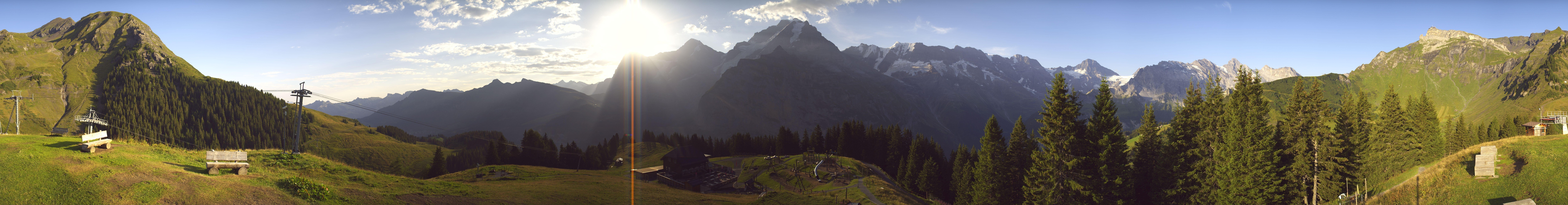Archiv Foto Webcam Panoramacam Schilthorn Allmendhubel