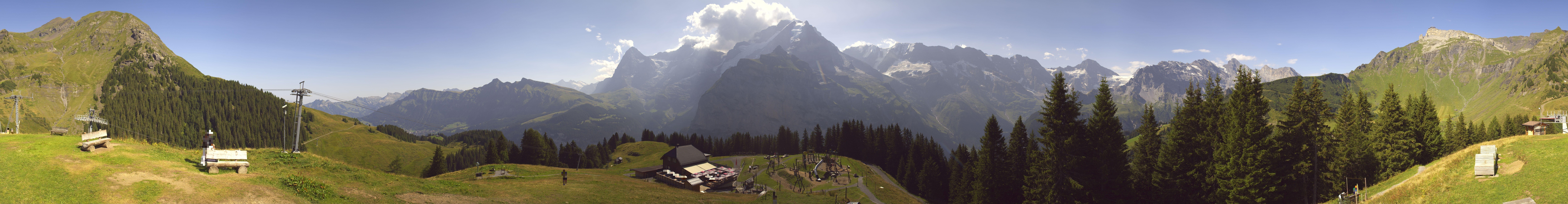 Archived image Webcam Schilthorn Allmendhubel Roundshot