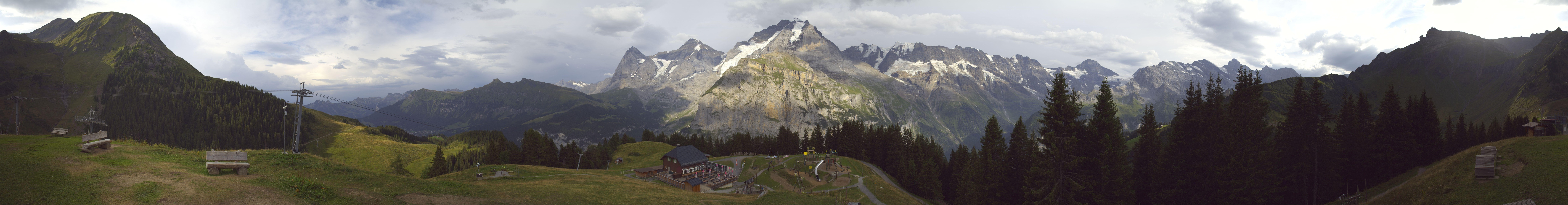 Archived image Webcam Schilthorn Allmendhubel Roundshot