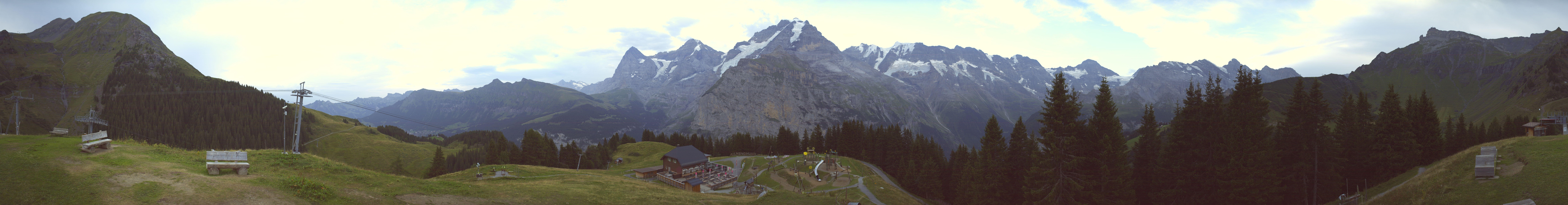 Archived image Webcam Schilthorn Allmendhubel Roundshot