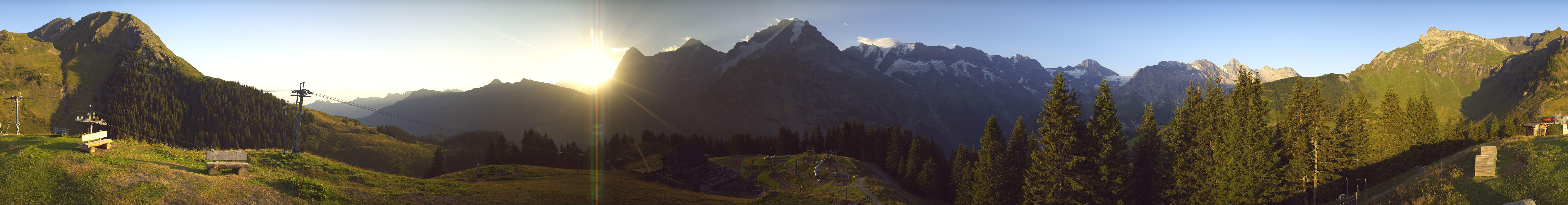 Archiv Foto Webcam Panoramacam Schilthorn Allmendhubel