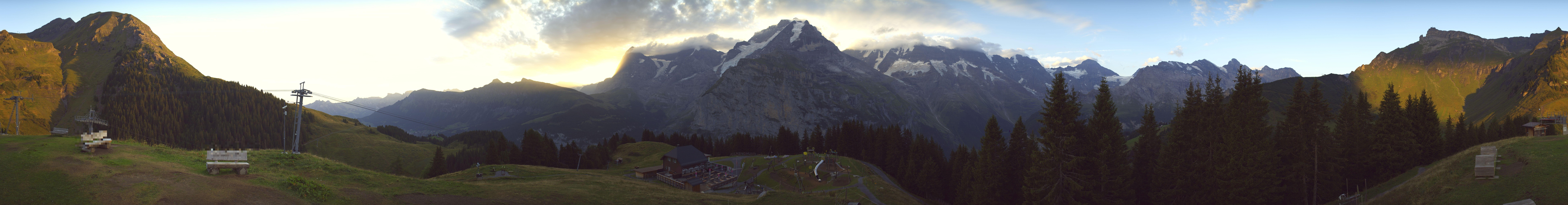 Archived image Webcam Schilthorn Allmendhubel Roundshot