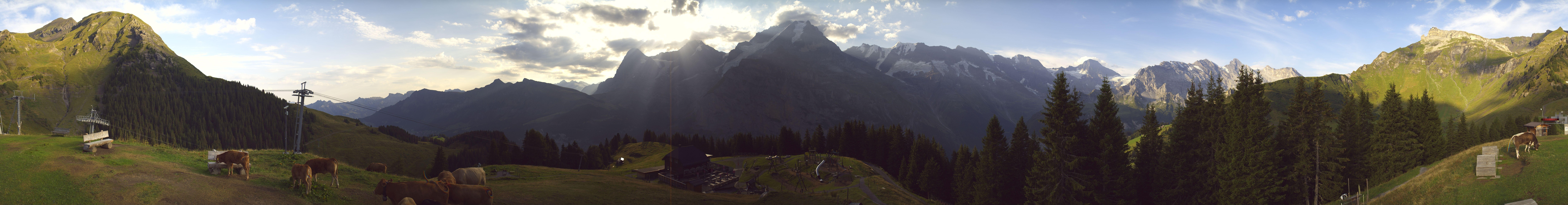Archived image Webcam Schilthorn Allmendhubel Roundshot