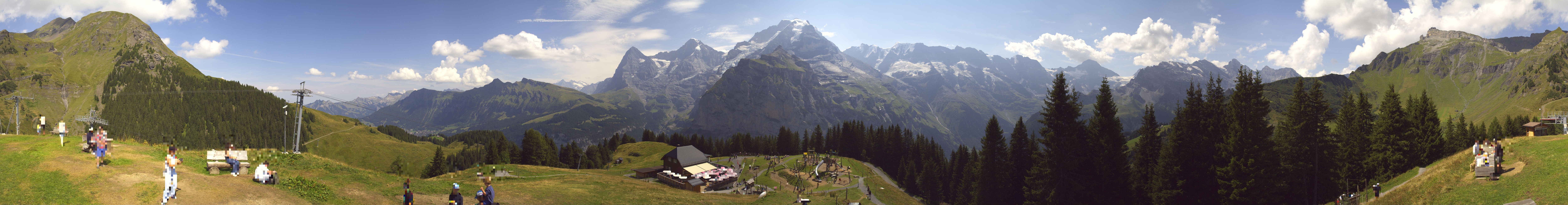 Archived image Webcam Schilthorn Allmendhubel Roundshot