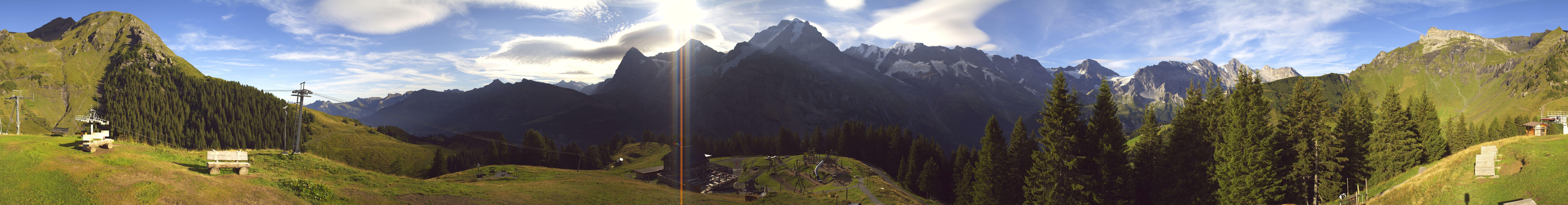 Archived image Webcam Schilthorn Allmendhubel Roundshot