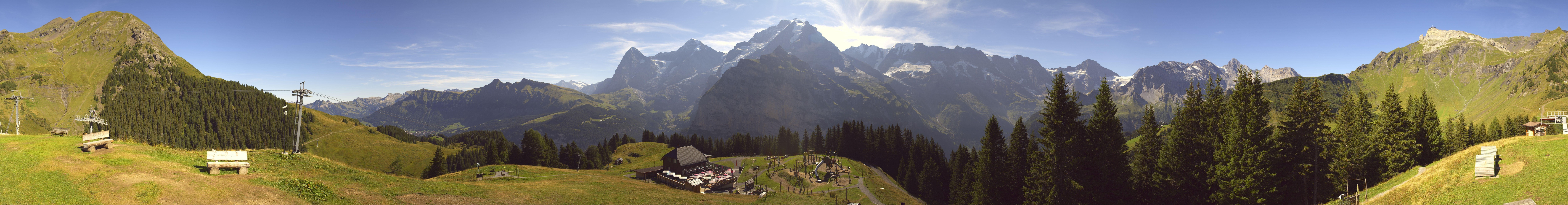 Archived image Webcam Schilthorn Allmendhubel Roundshot