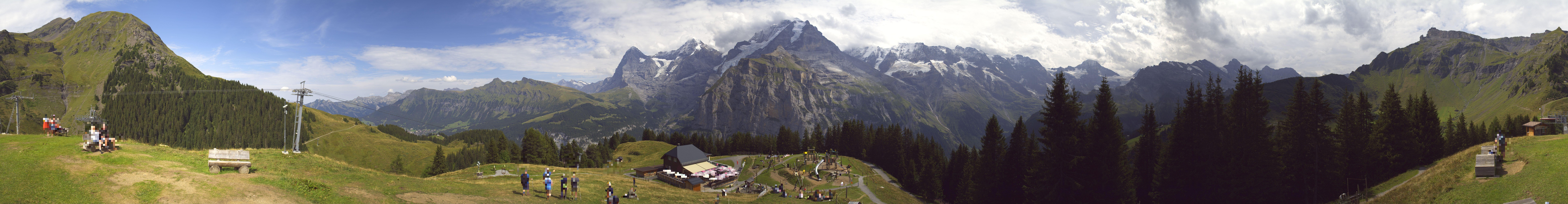 Archived image Webcam Schilthorn Allmendhubel Roundshot