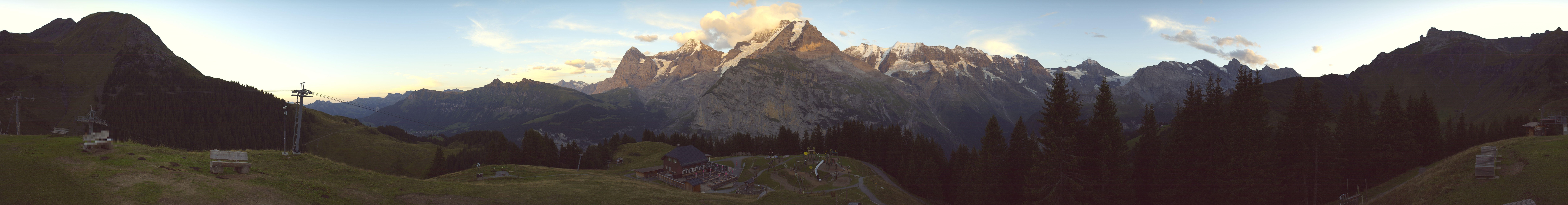 Archiv Foto Webcam Panoramacam Schilthorn Allmendhubel