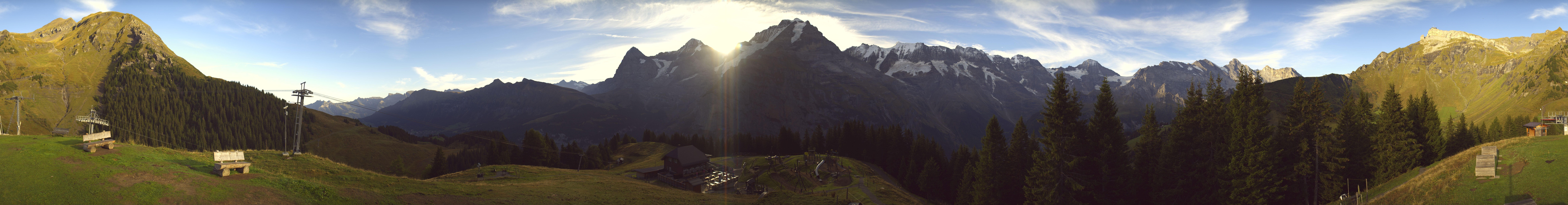 Archived image Webcam Schilthorn Allmendhubel Roundshot