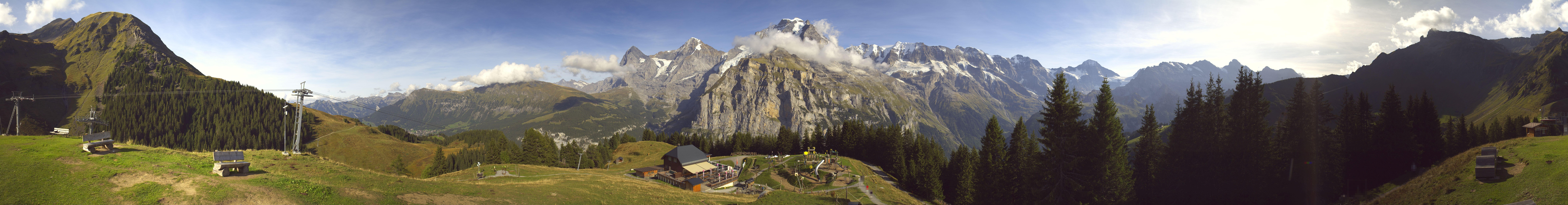 Archiv Foto Webcam Panoramacam Schilthorn Allmendhubel