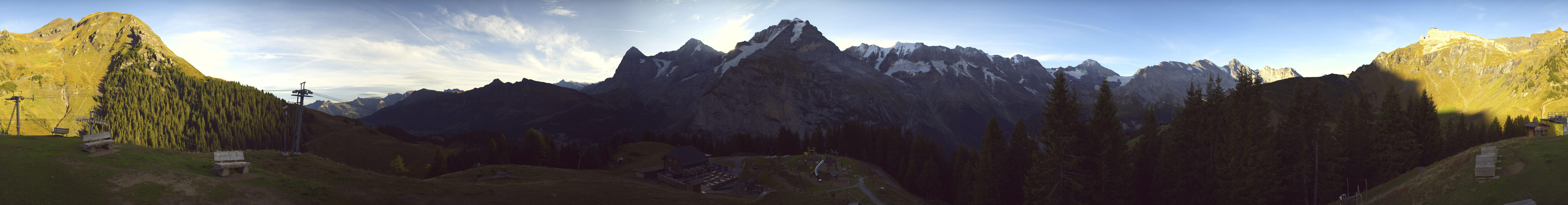 Archived image Webcam Schilthorn Allmendhubel Roundshot