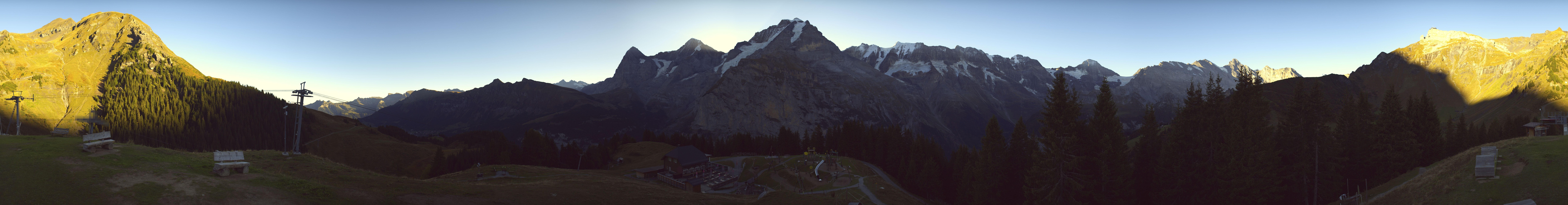 Archived image Webcam Schilthorn Allmendhubel Roundshot