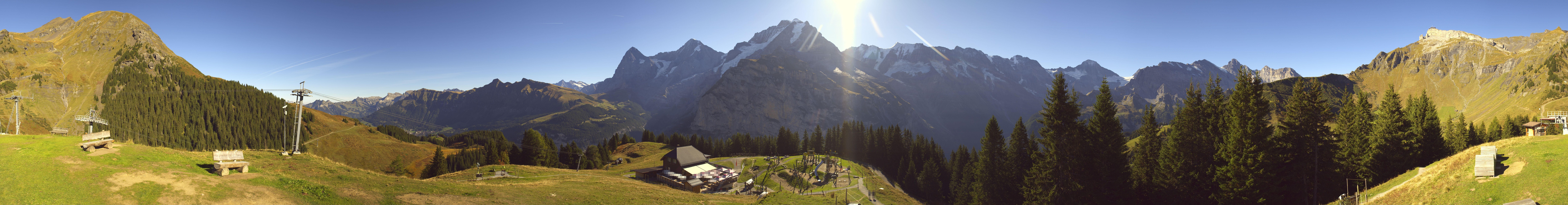 Archived image Webcam Schilthorn Allmendhubel Roundshot