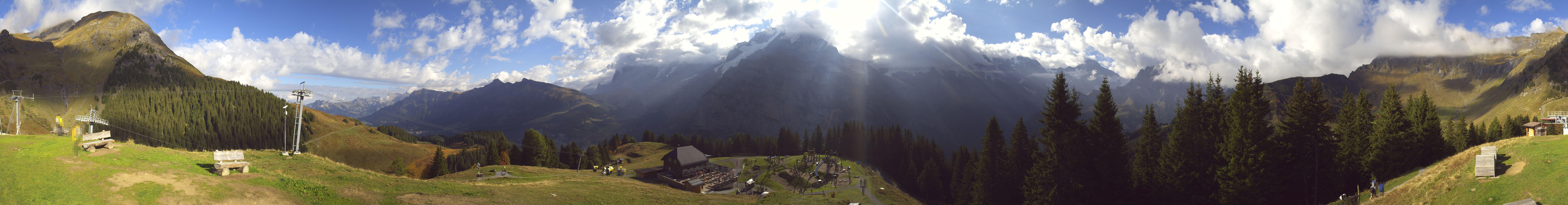 Archived image Webcam Schilthorn Allmendhubel Roundshot
