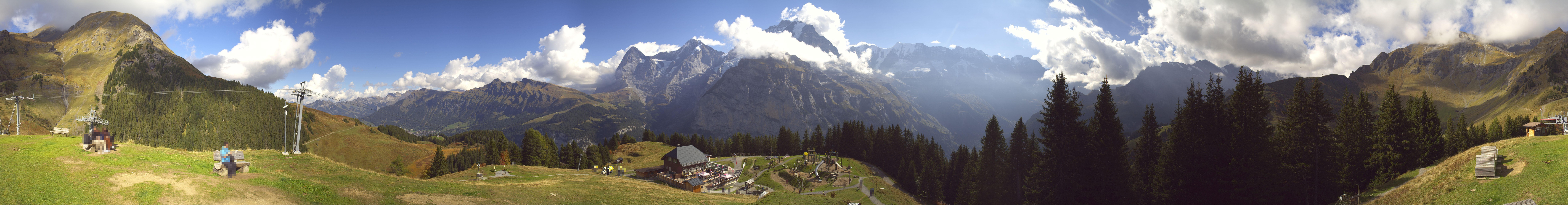Archived image Webcam Schilthorn Allmendhubel Roundshot