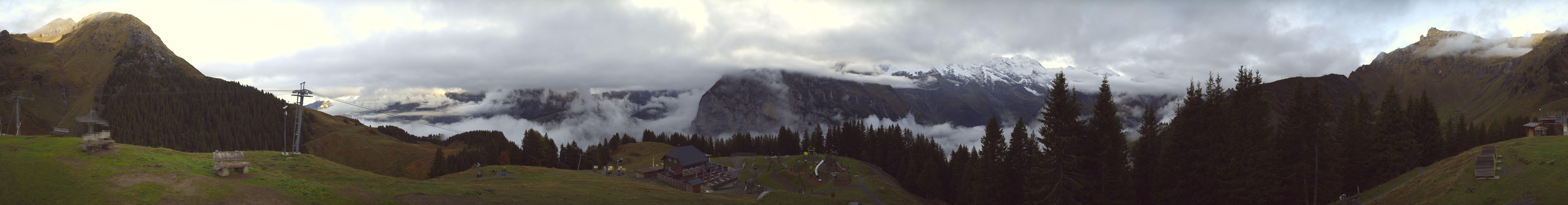 Archived image Webcam Schilthorn Allmendhubel Roundshot