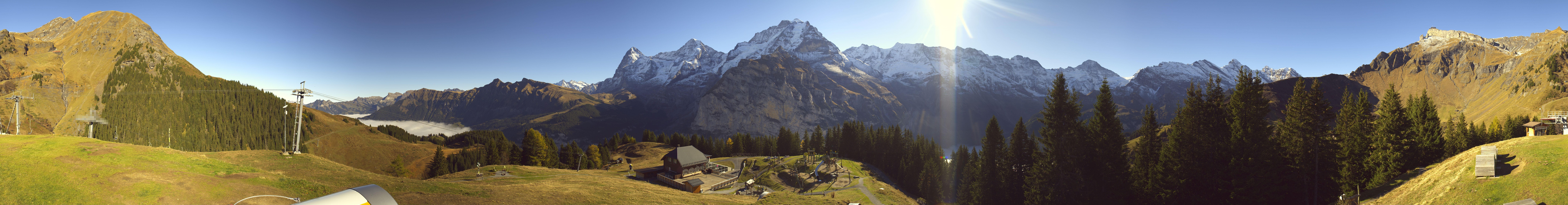 Archiv Foto Webcam Panoramacam Schilthorn Allmendhubel