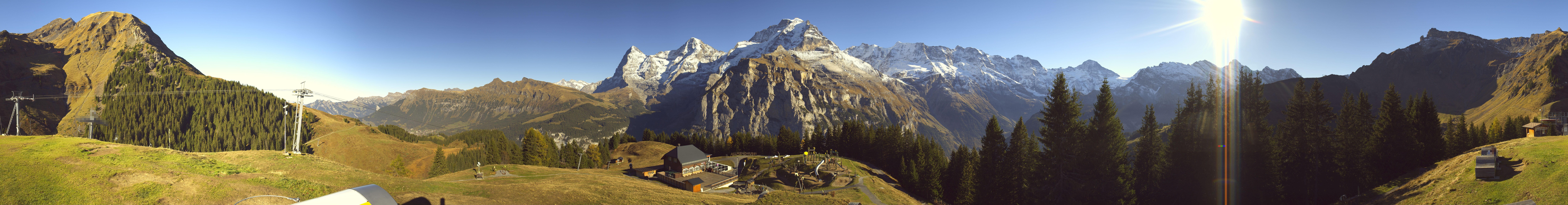 Archived image Webcam Schilthorn Allmendhubel Roundshot