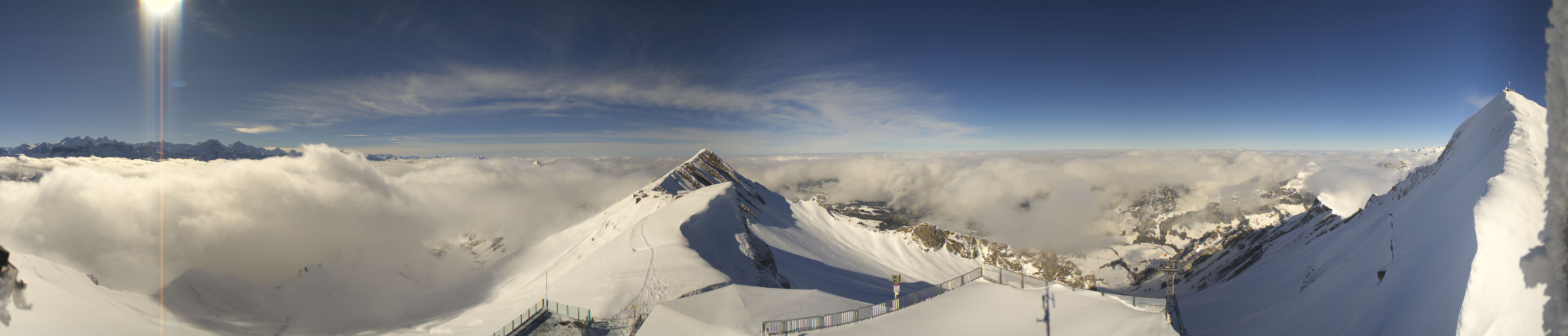 Archiv Foto Webcam Panoramacam Rothorn Gipfel Sörenberg